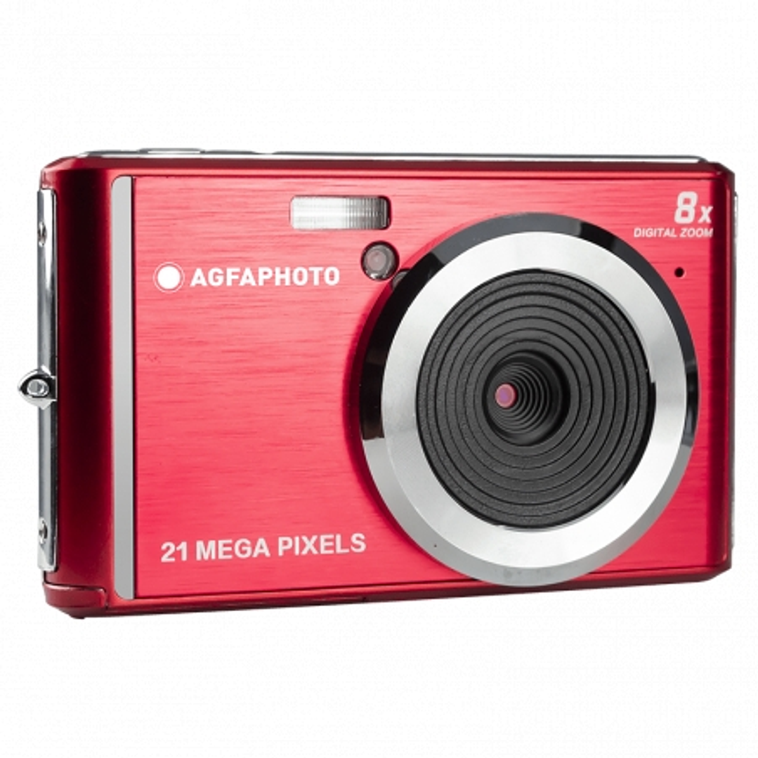Agfaphoto DC5200 Camara Digital -  Sensor CMOS - Zoom Optico 8x - Color Rojo 1