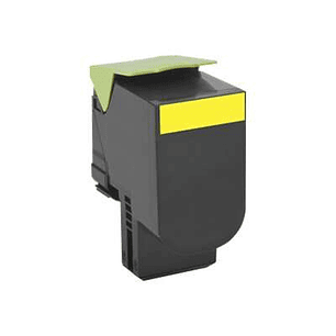 Lexmark CX410/CX510 Amarillo Cartucho de Toner Original - 80C2HY0/80C2HYE/802HY