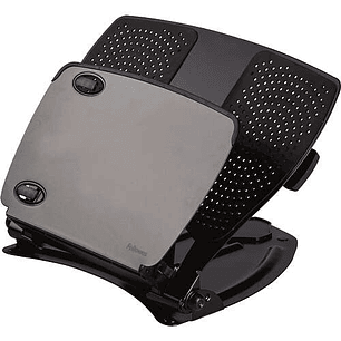 Fellowes Professional Series Soporte para Portatil - Ajustable en 9 Alturas - 4 Puertos USB Incorporados - Ranuras de Ventilacion - Plegable - Color N