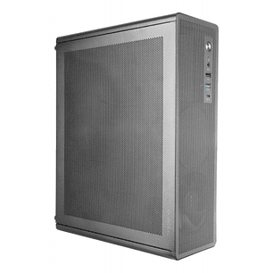 Tacens Aerom Slim 500 Caja Minitorre Ultra Compacta Micro ATX - Ventilador FDB de 90mm - Fuente de Alimentacion TFX 500W - Panel Frontal y Lateral de 
