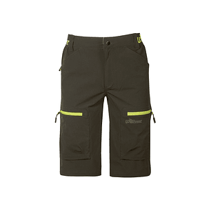 Upower Ares Bermudas de Trabajo con Corte Jogging - Talla M - Multibolsillos con Cremallera y Velcro, Cinta Reflectante, Impermeables y Transpirables 