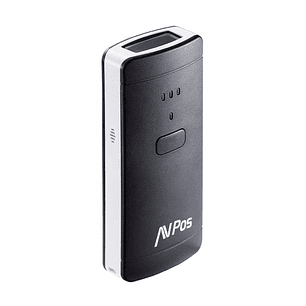 AVPos BP200 Lector de Codigos Portatil - 1600Mah - Codigos 1D, 2D y QR - USB, Bluetooth - Color Negro
