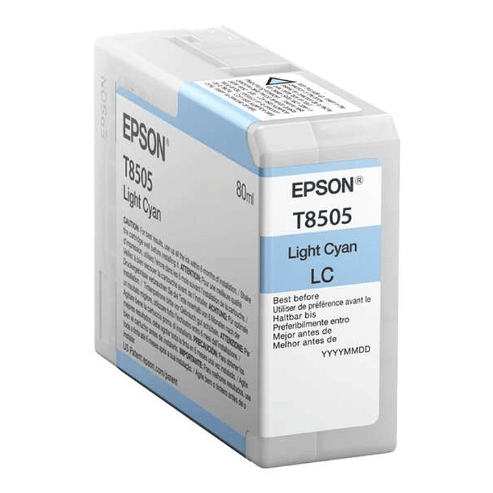 Epson T8505 Cyan Light Cartucho de Tinta Original - C13T850500 1