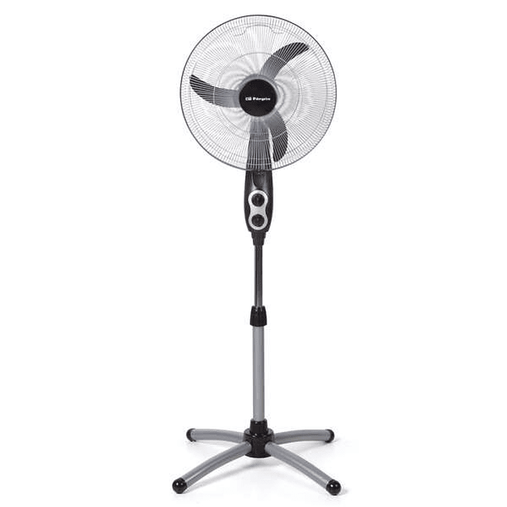 Orbegozo SF 0156 Ventilador de Pie Potente y Eficiente - Amplia Cobertura con Oscilacion Oval - Altura Ajustable - Cabezal Multiorientable - Facil de  1