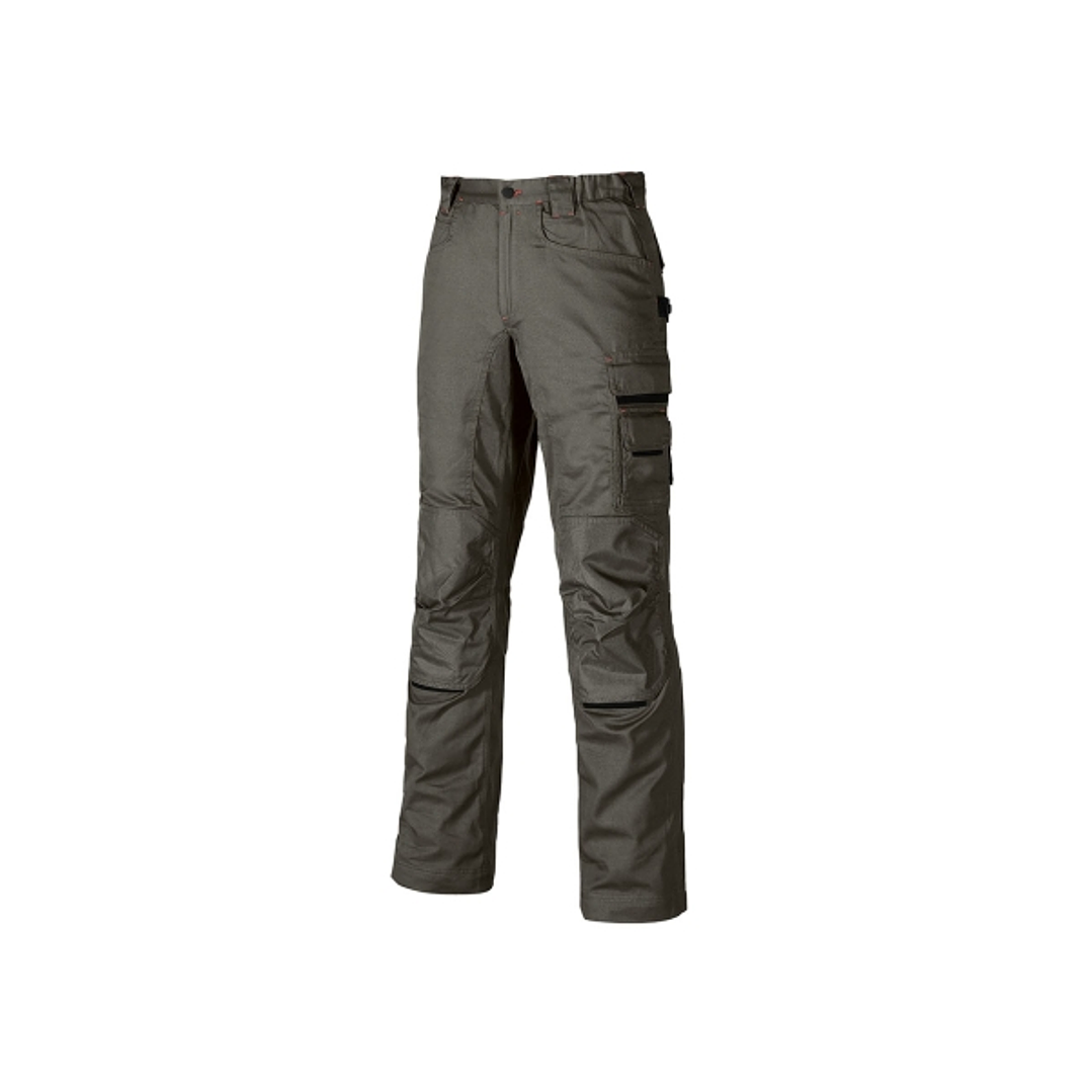 Upower Nimble Pantalon de Trabajo Confortable - Talla 52 - Multiples Bolsillos, Refuerzos Resistentes, Cintura Elastica, Proteccion DPI1, Costuras Tri 1