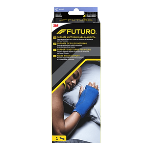 Futuro Soporte Nocturno para Brazo y Mano - Ajustable (13.3 - 22.9cm) - Transpirable - Color Azul