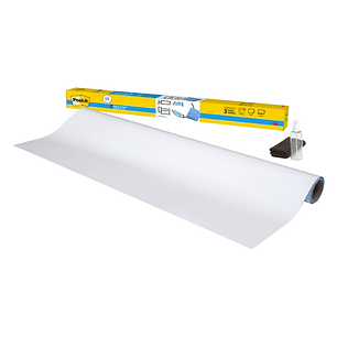 Post-It Easy Erase Pizarra Adhesiva - Forma Rectangular - 60.9Cmx91.4cm - Color Blanco