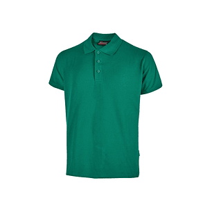 Upower Tonga Polo de Hombre de Algodon Pique - Talla L - Transpirable, Cuello con 3 Botones, Acabados en Canale, Refuerzos en Cuello y Hombros, Protec