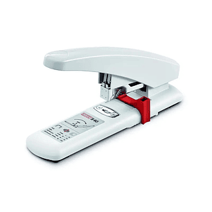 Novus B 40 Grapadora de Gruesos - Hasta 100 Hojas - Grapado Cerrado con Sistema Bypass - Sistema Antibloqueo - Color Blanco