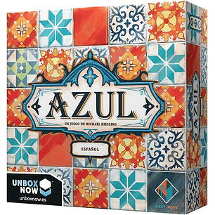 Azul Juego de Tablero - Tematica Puzzle Construccion - De 2 a 4 Jugadores - A partir de 8 Años - Duracion 30min. aprox.