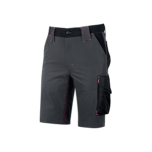 Upower Mercury Lady Pantalon Corto de Alta Calidad - Talla L - Tejido U-4 Stretch, Repelente al Agua, Alta Transpirabilidad, Secado Rapido, Bolsillos 