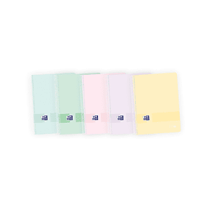 Oxford Live & Go Europeanbook A4+ - Tapa de Plastico - 8 Colores Pastel - 160 Hojas - Organizacion y Estilo en un Solo Producto