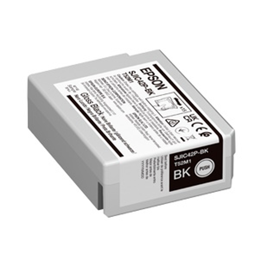 Epson SJIC42P-BK Negro Cartucho de Tinta Original - C13T52M140 1