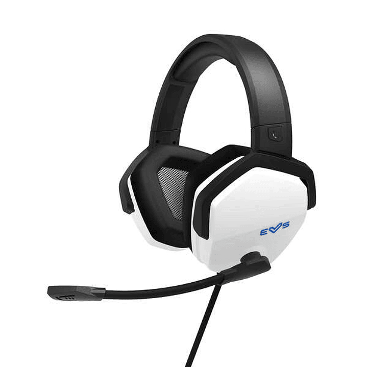 Energy Sistem Auriculares Gaming ESG 4 Sonido Envolvente 7.1 - LED Light - Almohadillas de Cuero Proteico - Color Blanco 1