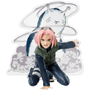 Banpresto Naruto Shippuden Panel Spectable Sakura Haruno - Figura de Coleccion - Altura 9cm aprox. - Fabricada en PVC y ABS