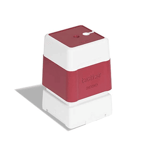 Brother PR3030R6P Pack de 6 Monturas de Sellos Originales - 30x30mm - Color Rojo