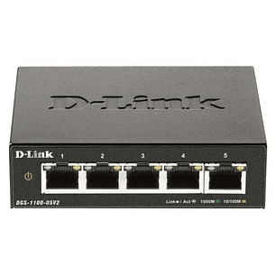 D-Link Switch Smart 5 Puertos Gigabit 10/100/1000 Mbps