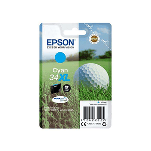 Epson T3472 (34XL) Cyan Cartucho de Tinta Original - C13T34724010