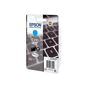 Epson 407 Cyan Cartucho de Tinta Original - C13T07U240