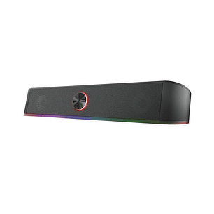 Trust GXT 619 Thorne Barra de Sonido Gaming 12W - Iluminacion RGB - Jack 3.5mm - Control de Volumen - Color Negro