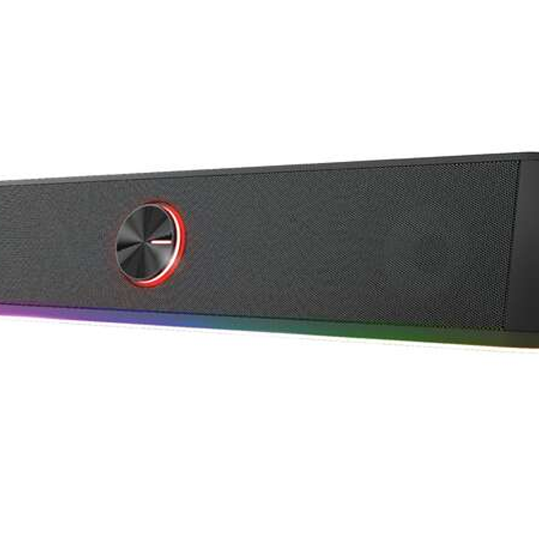 Trust GXT 619 Thorne Barra de Sonido Gaming 12W - Iluminacion RGB - Jack 3.5mm - Control de Volumen - Color Negro 1