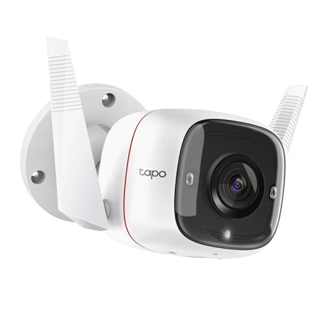 TP-Link Tapo TC65 Camara de Seguridad WiFi 2K+3MP Exterior - Vision Nocturna - Deteccion de Movimiento - Alarma de Luz y Sonido - Audio Bidireccional 1