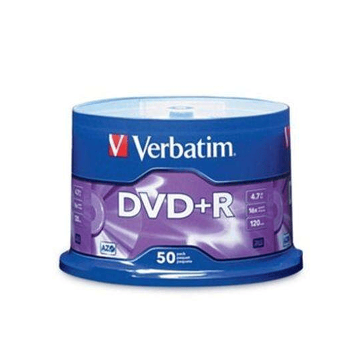 Verbatim DVD+R 16x 4.7GB (Tarrina 50 Uds) 1