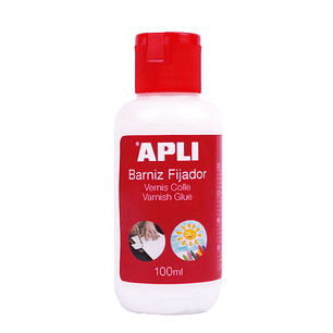 Apli Barniz Adhesivo Brillante 80ml - Proteccion Duradera - Secado Rapido - Facil Aplicacion - Transparente