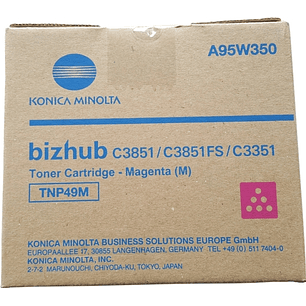 Konica Minolta TNP49 Magenta Cartucho de Toner Original - TNP49M/A95W350