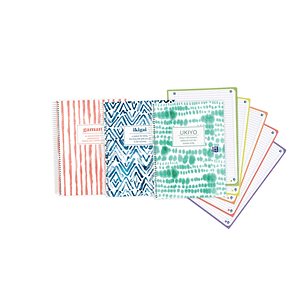 Oxford Japandi A4+ Europeanbook 5 Tapa Extradura - Diseño Japandi - 120 Hojas