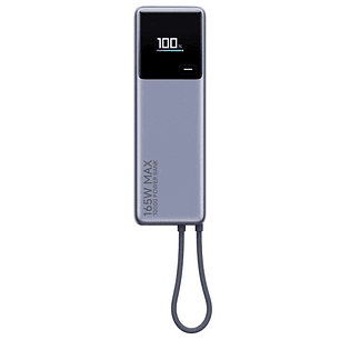 Xiaomi 165W PowerBank 10000mAh con Cable Integrado - 1x USB-C y Cable USB-C - Con Salida Combinada de hasta 165W
