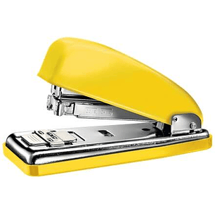 Petrus 226 WOW Grapadora Metalica + Caja de 200 Grapas - Hasta 30 Hojas - Grapado Cerrado, Abierto y Clavado - Color Amarillo