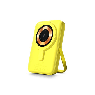 Urban Factory Magnee Power Powerbank Universal 10000mAh - Entrada USB-C - Salida USB-C, USB-A e Inalambrica - Color Amarillo Neon