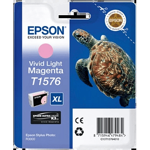 Epson T1576 Magenta Light Cartucho de Tinta Original - C13T15764010