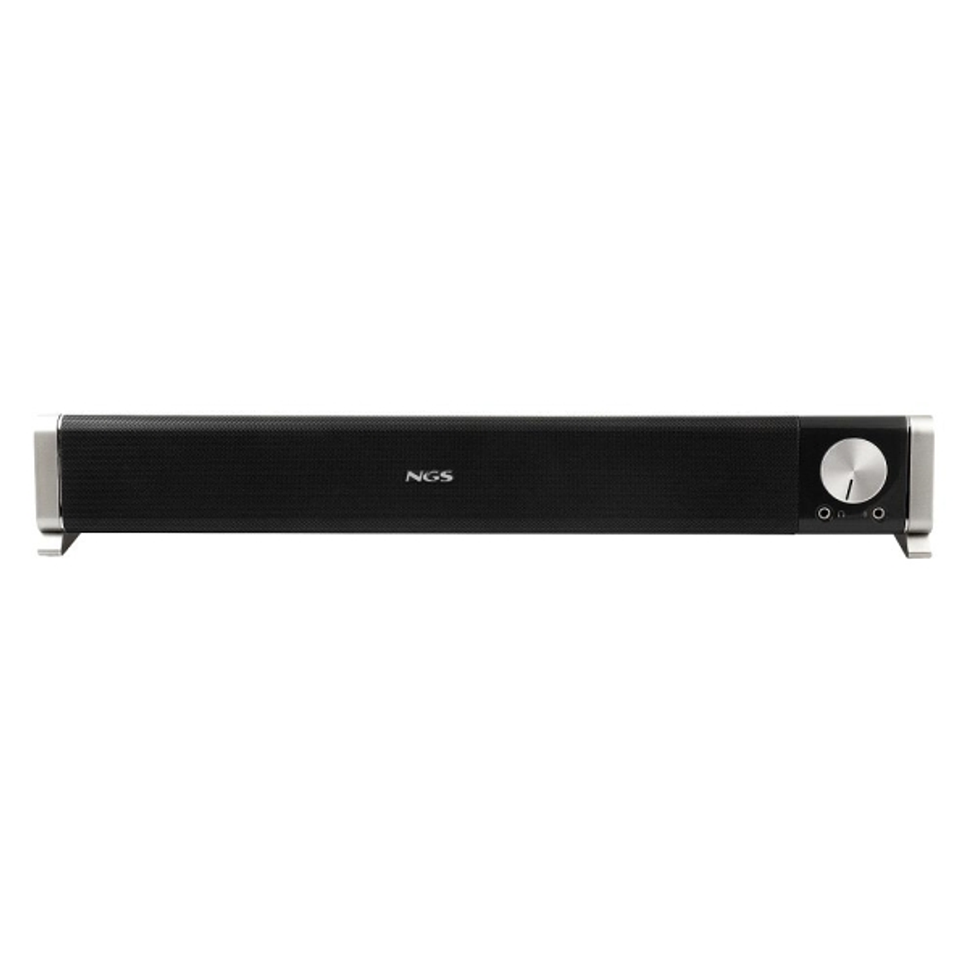 NGS SB500-BT Barra de Sonido Bluetooth 20W - Alimentacion por USB - Entrada Jack y Microfono - Salida Auriculares - Control de Volumen Integrado - Dis 1