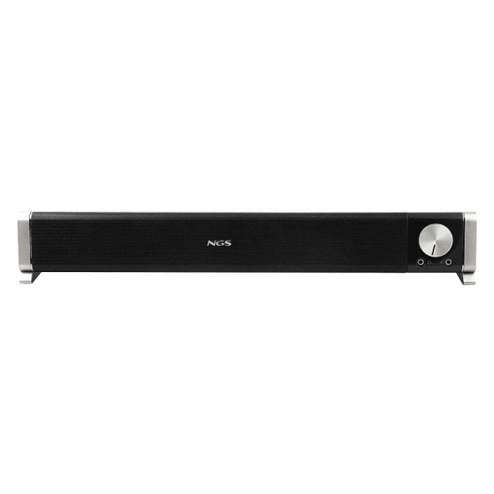 NGS SB500-BT Barra de Sonido Bluetooth 20W - Alimentacion por USB - Entrada Jack y Microfono - Salida Auriculares - Control de Volumen Integrado - Dis 1