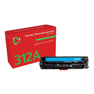 Xerox Everyday HP CF381A Cyan Cartucho de Toner Remanufacturado - Reemplaza 312A
