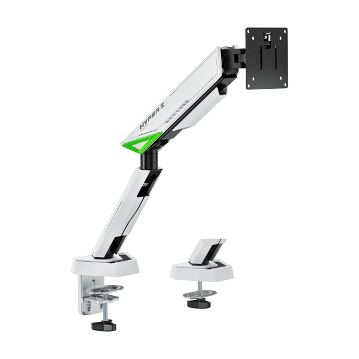 Aisens Soporte de Mesa Gaming Contrapeso Giratorio e Inclinable Para Monitor-TV 16kg - 3 Pivotes - 1 Brazo- 17