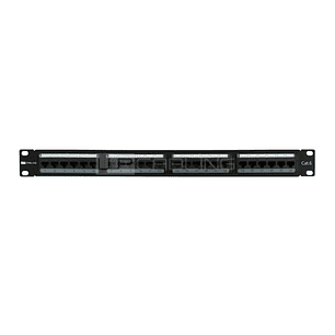 WP Patch Panel de 24 Puertos RJ45 CAT6 UTP - 1U IDC - Color Negro