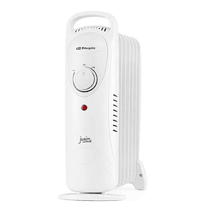 Orbegozo RO 1020 Radiador de Aceite Junior Compacto - Potente y Seguro - Termostato Regulable - Bajo Consumo - Facil de Transportar - Ideal para Espac