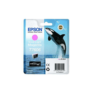Epson T7606 Magenta Light Cartucho de Tinta Original - C13T76064010