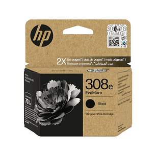 HP 308e EvoMore Negro Cartucho de Tinta Original - 7FP22UE