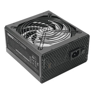 Tacens Radix Eco X 550 Fuente de Alimentacion 550W ATX - PFC Activo - Ventilador 140mm de 12dB - 80 Plus Silver - 160x150x85mm - Color Negro