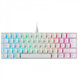 Mars Gaming MKMINI Teclado Gaming - Diseño 60% - Iluminacion FULL RGB CHROMA - Switches Mecanicos OUTEMU PRO - USB-C Extraible - Multiplataforma - Col