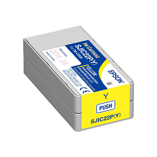 Epson SJIC22P Amarillo Cartucho de Tinta Original - C33S020604/SJIC22P(Y)