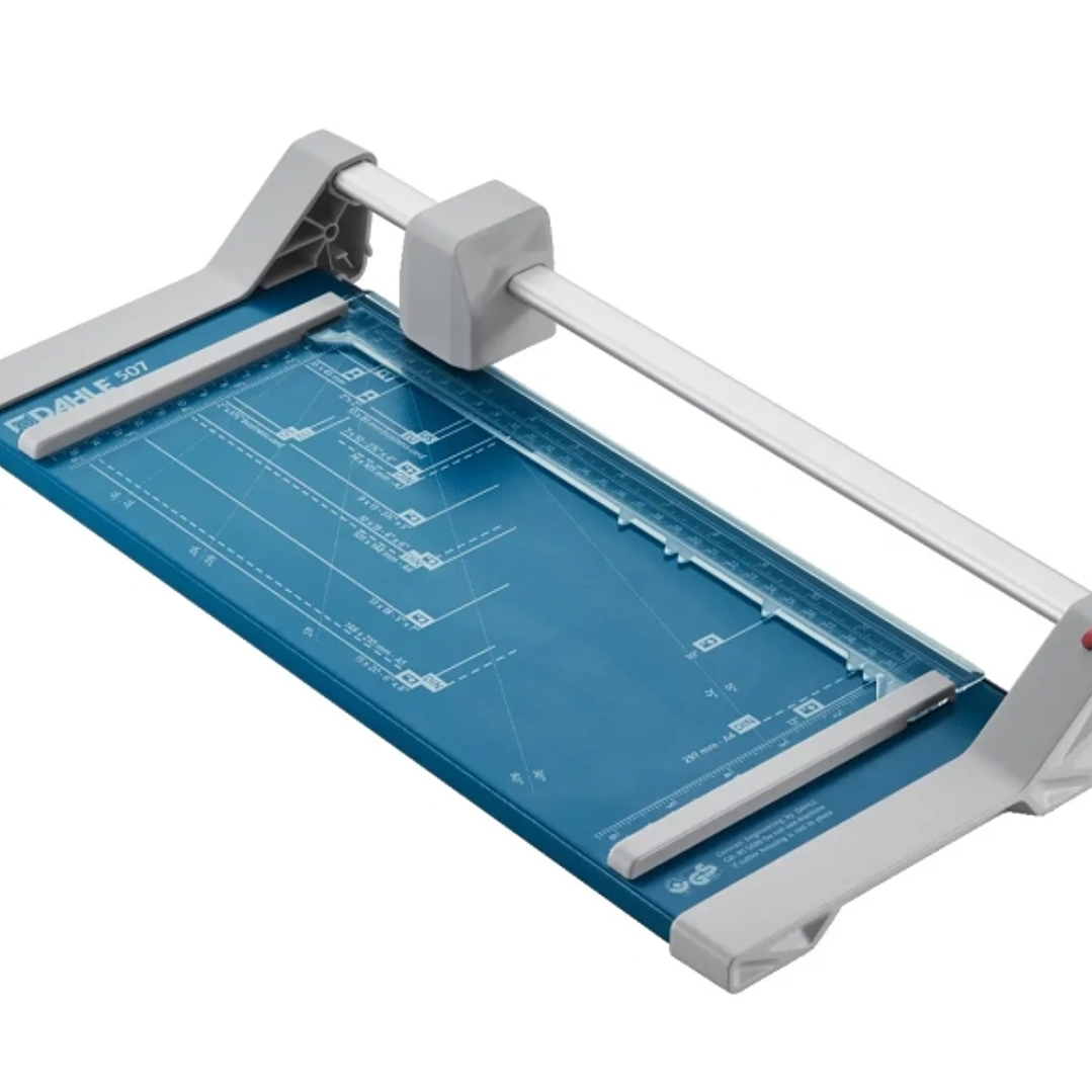 Dahle 507 Cizalla de Rodillo Formato A4 - Capacidad 8 Hojas - Cuchilla Circular Autoafilable de Acero 1