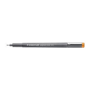 Staedtler Pigment Liner 308 Rotulador Calibrado - Trazo 0.5mm - Secado Rapido - Color Marron Claro