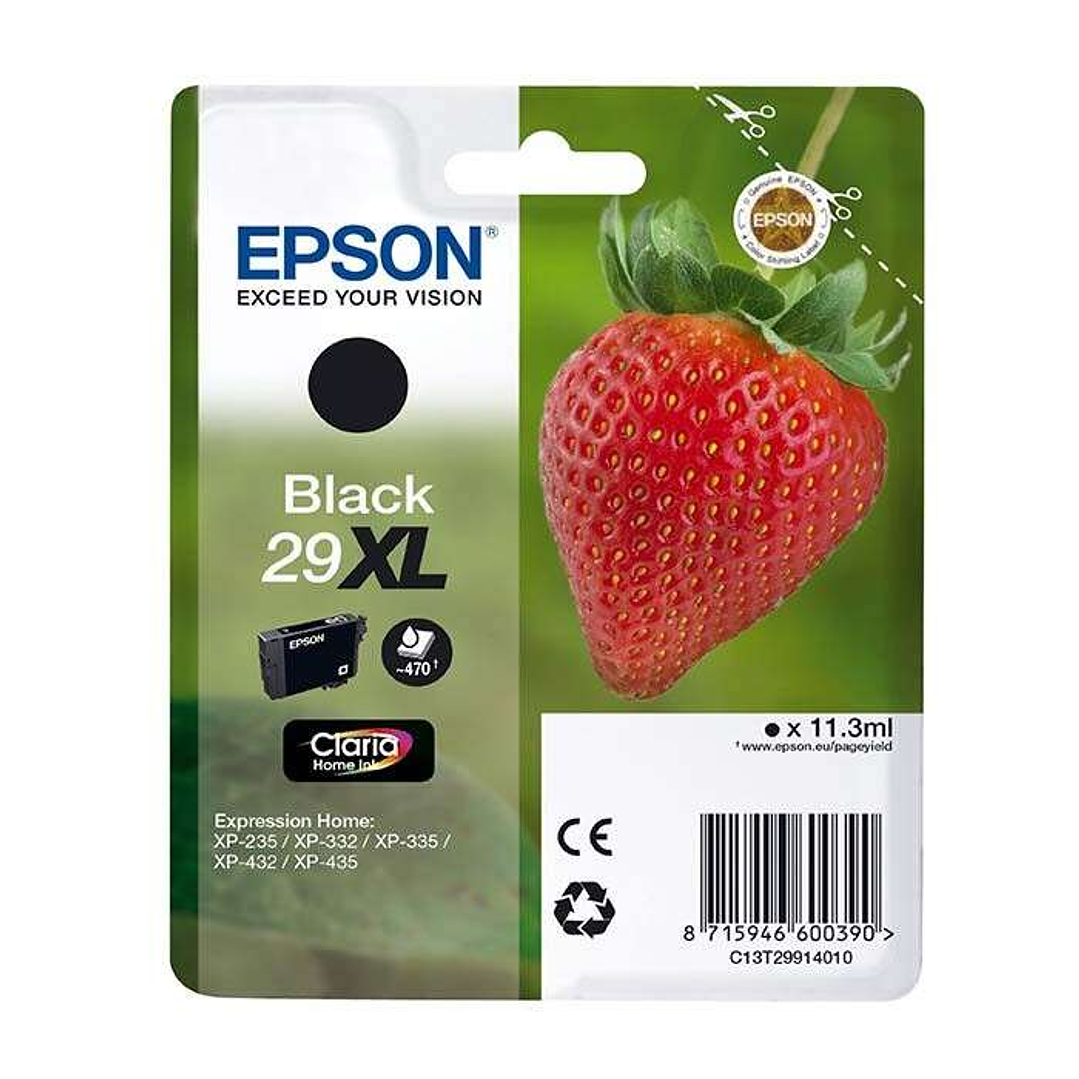 Epson T2991 (29XL) Negro Cartucho de Tinta Original - C13T29914012 1