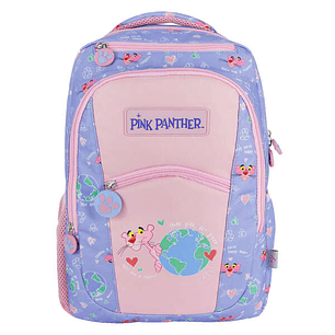 Dohe Mochila Grande Pink Panther - Fabricada en Poliester Resistente - Compartimento Principal con Bolsillo Acolchado - Bolsillos Delanteros y Lateral