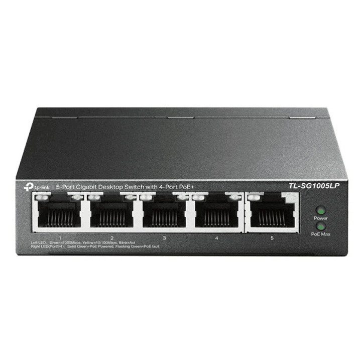 TP-Link Switch de Sobremesa - 5 Puertos Gigabit con 4 Puertos PoE 1